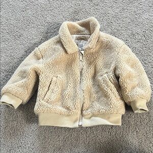GAP Cream Sherpa Jacket